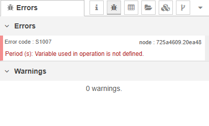 error sidebar