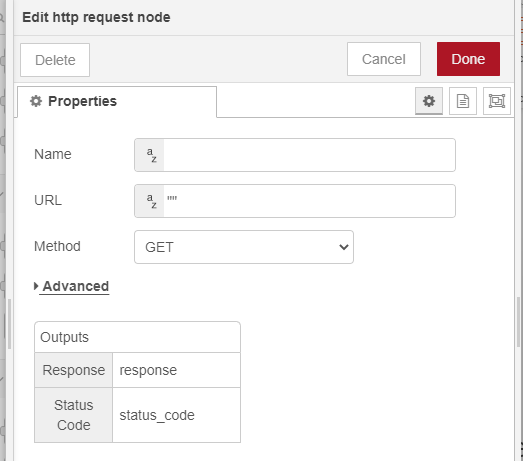 node example