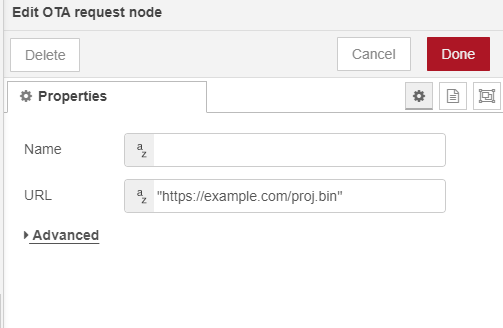 node example