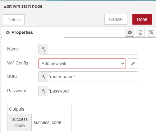 node example