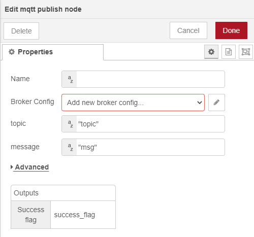node example
