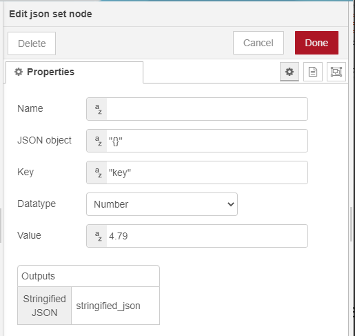 node example