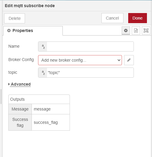 node example