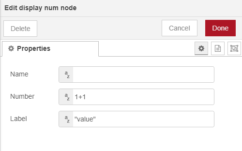 node example