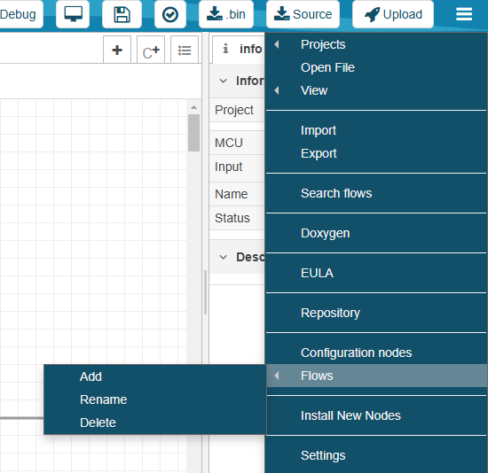 manage flows