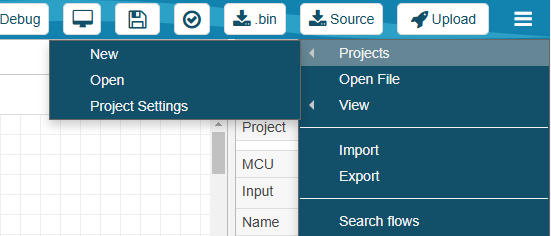 project_menu